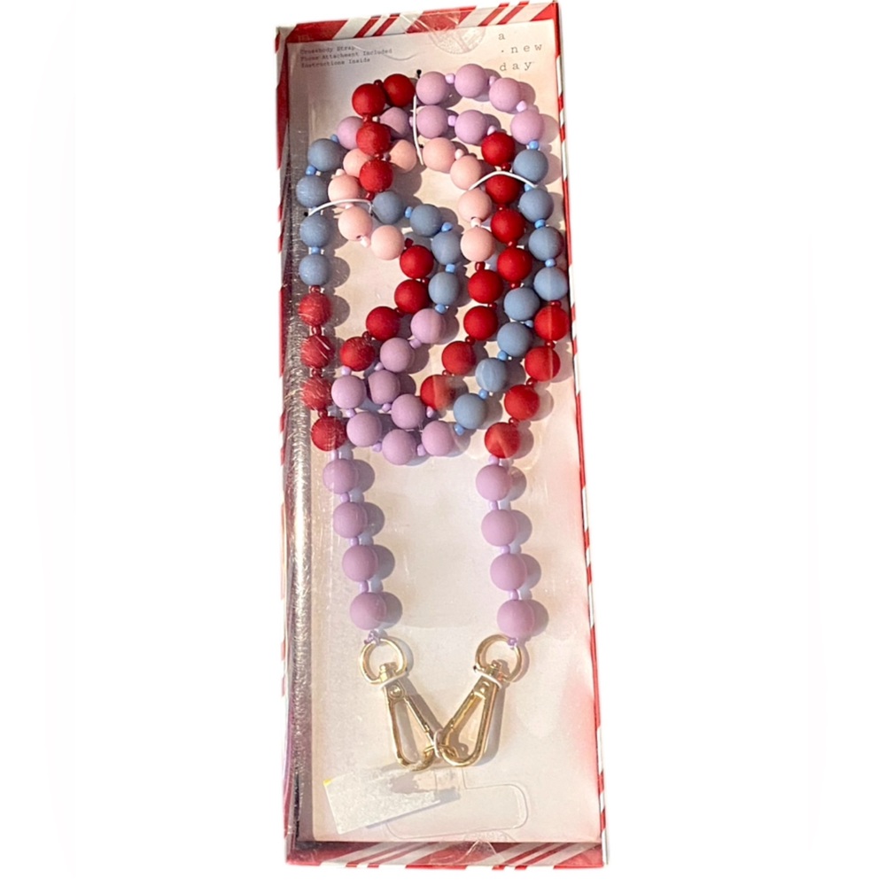 A New Day Beaded crossbody/ phone strap -SEALED